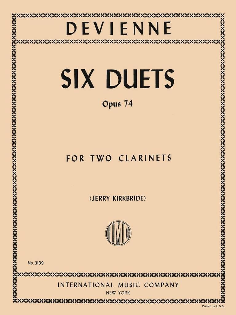 Six Duets, Opus 74 F(J. Kirkbride)